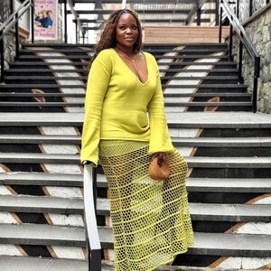 Hanifa kelli knit top